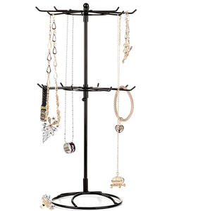 ไม้ยืนแสดงเครื่องประดับห่วงเดี่ยวต่างหูที่แขวนเครื่องประดับไม้และปรับขนาดได้ราคาถูก - Product Image 5