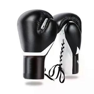 Guantes de Boxeo de Cuero PU con Logotipo Personalizado, Cierre de Velcro, para Entrenamiento y Sparring, OEM Disponible, MOQ Bajo - Product Image 2
