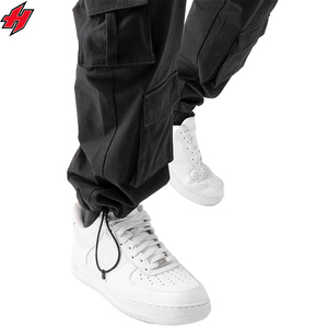 2025 nuevos Joggers WL para hombre, pantalones de chándal de nailon ajustados, ropa de calle con bolsillo grande y pantalones Cargo de patrón recto de cintura media - Product Image 5
