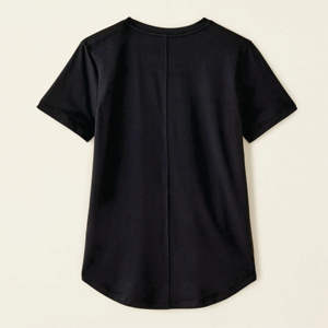 OEM Sports T-shirt pour femmes Designer personnalisé T-shirt à manches courtes en tricot de qualité supérieure T-shirts pour femmes d'été de haute qualité - Product Image 2