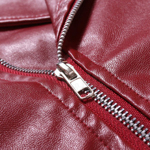 Veste en cuir décontractée pour homme, coupe ajustée, haute qualité, respirante, séchage rapide, personnalisable, col montant, mode hiver - Product Image 4
