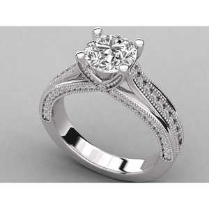 Anillo Solitario de Oro de 18K para Mujer con Diamante Cultivado en Laboratorio - Product Image 6