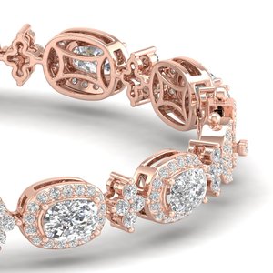 REYES Venta caliente 14K oro sólido GRA certificado Moissanite tenis pulsera lujo aniversario regalo joyería fina para mujeres - Product Image 2