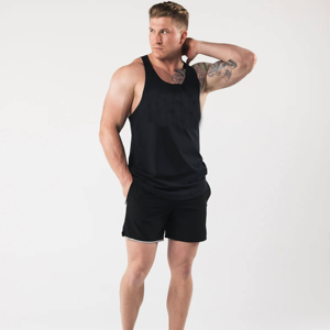 2025 Custom Men's Gym Tank Top Knitted Eco-Friendly Casual Activewear Fitness Bodybuilding Stringer Muscle <b>Sleeveless</b> <b>Shirt</b> - Product Image 2