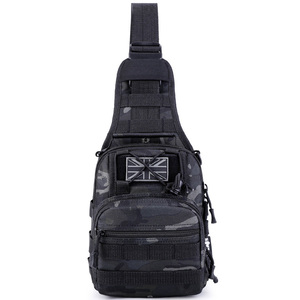 Sac bandoulière Ranger - Sac messager noir BTP, sac à bandoulière, mini sac tactique, bretelles réglables, camouflage personnalisé - Product Image 2
