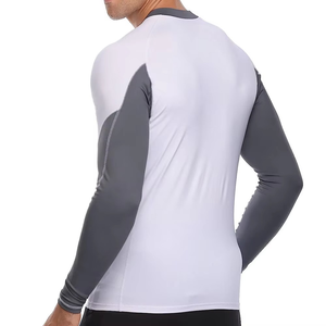 Wholesale Heat-Transfer <b>Printed</b> MMA Unisex Short Sleeve Compression Rash Guard Breathable BJJ Side - Product Image 4