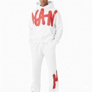 Ensemble de survêtement pour hommes, deux pièces, décontracté, sport, sweat-shirt à capuche et pantalon de jogging pour hommes - Product Image 1