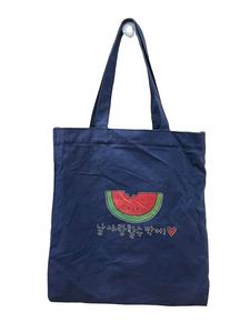 Mini unisexe recyclé réutilisable coton toile Shopping sac fourre-tout Logo imprimé personnalisé pleine taille deux ouvertures Vintage MINH HA bonbons - Product Image 4