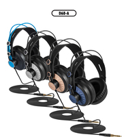 D68 casque de Studio supra-auriculaire professionnel pilotes 50mm cache-oreilles souples bandeau réglable automatiquement écouteurs de musique filaires pivotants