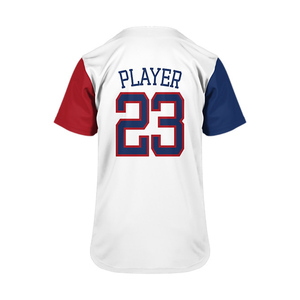Uniformes de Béisbol Personalizados Unisex Baratos al por Mayor, Camisetas con Impresión por Transferencia de Calor, Transpirables, de Secado Rápido y Antibacterianas - Product Image 2