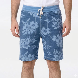 OEM ODM <b>Men</b> Printed <b>Sweat</b> <b>Shorts</b> with Solid Pattern Eco-Friendly 100% Cotton Custom Graphic Artwork Clothing Production Services - Product Image 1