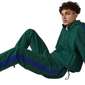 Custom Men Windbreaker <b>Tracksuit</b> Set Lightweight High Quality Printed Quick-drying Breathable Summer Clothing for Men - Product Image 1