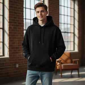 Sweat-shirt à capuche personnalisé décontracté pour couple, imprimé, automne/hiver, pour homme - Product Image 5