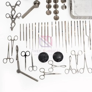 Ensemble d'instruments de chirurgie générale en acier inoxydable JIMED SURGICAL, kit d'instruments chirurgicaux manuels ORL, classe II certifié ISO13485 - Product Image 1