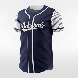 Camiseta de Béisbol Personalizada 100% Poliéster para Hombre, Talla Personalizada, Transpirable, Impresión por Transferencia de Calor Rápida, Ropa Deportiva Sublimada con Logotipo Personalizado - Product Image 4