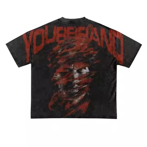 Camisetas de hombre personalizadas al por mayor de alta calidad 65% poliéster 35% algodón cómodo logotipo personalizado impresión sublimación 100% algodón - Product Image 3