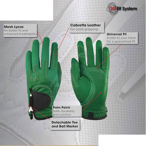 Service OEM de logo personnalisé, gants de golf pour hommes en cuir véritable respirant de haute qualité, dernier design pour le sport - Product Image 5