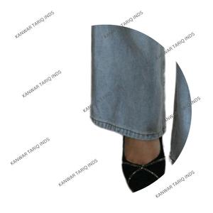 Pantalones vaqueros de hip-hop desgastados informales de alta calidad para hombre, pantalones vaqueros finos personalizados para primavera y otoño, estilo lavado a la piedra adornado con piedras - Product Image 2