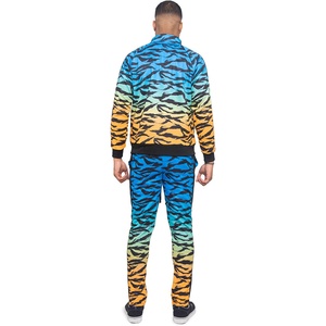 ชุดวอร์มมีซิป2ชิ้นสำหรับผู้ชายชุดวิ่งออกกำลังกาย - Product Image 5