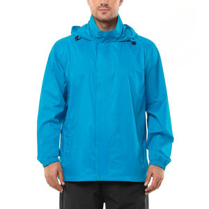 Veste d'hiver pour homme, élégante, à demi-zip, de haute qualité, pour la course à pied et l'entraînement en extérieur, personnalisable, coupe-vent, imperméable, en duvet - Product Image 3