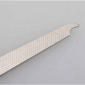 Lime à ongles Offre Spéciale Lime droite personnalisée de haute qualité Meilleur outil de manucure Lime à ongles en acier inoxydable double face - Product Image 5