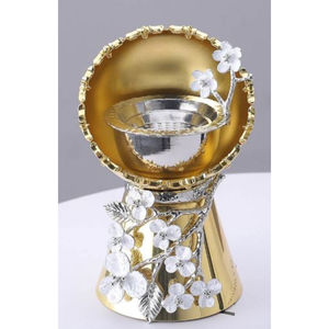 Soporte de incienso de Metal plateado de Calidad exclusiva, difusor de aromaterapia clásico, detalles decorativos para quemador Bakhoor para la temporada de otoño - Product Image 5