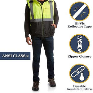 Combinaison de sécurité réfléchissante avec réflecteur T-shirt numérique personnalisé Impression veste orange haute visibilité - Product Image 6