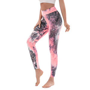 Best Casual Training Yoga Gym High Waist Workout <b>Tights</b> Breathable <b>Knitted</b> Sports Pants Wholesale Rate OEM Service Available - Product Image 2
