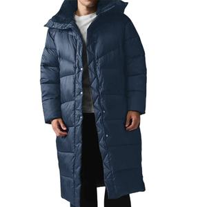 Chaqueta Larga de Invierno para Hombre, Estilo 2026, Logotipo Personalizado al por Mayor, Abrigo Grueso Moderno a Prueba de Viento - Product Image 6