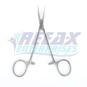 REEAX ENTERPRISES Pinces coudées en acier inoxydable de 12.5cm Instruments chirurgicaux de haute qualité pour usage hospitalier - Product Image 1