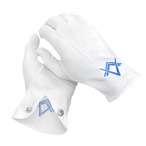 ถุงมือผ้าฝ้าย100% สีขาวระดับเมโซนิค - Product Image 4
