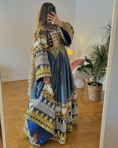 Pakistani Afghani <b>Dress</b> New Trending Pakistan Made <b>Long</b> Frock Beautiful <b>for</b> <b>Eid</b> From WS INTERNATIONAL Beautiful Suit 612 - Product Image 3
