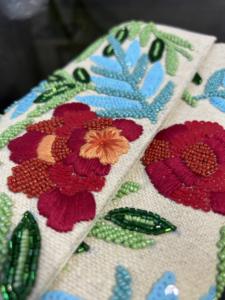 Bolso de mano de algodón de gran capacidad de lujo, bolso de mano de negocios con cremallera trenzada, cierre de botón portátil, bolso de noche impermeable para mujer - Product Image 2