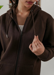 Conjunto Deportivo de Felpa Extra Grande para Mujer, Sudadera con Capucha y Pantalones Jogger, Ropa Deportiva Informal de Dos Piezas - Product Image 3