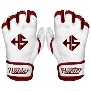 Venta al por mayor de guantes de bateo de béisbol de puño corto personalizado Premium logotipo profesional hecho de cuero de alta calidad para la posición de receptor - Product Image 1