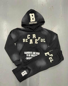 Conjuntos de Sudadera con capucha de peso pesado para hombre, Jersey personalizado, sudadera, pantalones de chándal, chándal transpirable de alta calidad, bordado personalizable - Product Image 5