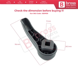 Palanca de Ajuste del Volante BDP619 7701209658 Delantera para Clio MK2 Twingo MK1 - Product Image 5