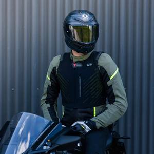 Gilet Airbag Moto Intelligent Noir Respirant Imperméable Coupe-Vent Protection Dos et Poitrine Unisexe Vêtement de Sport 4 Saisons - Product Image 3