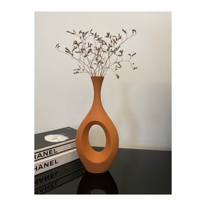 Ensemble de deux Vase rustique en céramique fait à la main Petit et grand Vase décoratif Nordic Boho Decor First Home Gift - Product Image 3