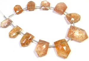 6.5อัญมณีซันสโตนธรรมชาติลูกปัด11ชิ้นขนาด13-20มม. สีรุ้งประกายอัญมณีหลวมสำหรับลูกปัดแอฟริกันแฟนซี - Product Image 4