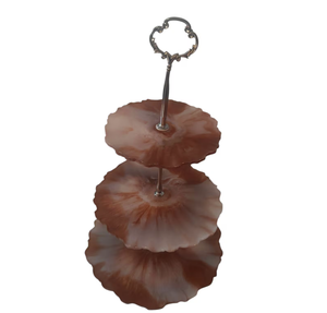 ที่วางเค้กไข่มุกสีทองทำจากเรซิ่นอีพ็อกซี่สุดหรูสำหรับตกแต่งวันเกิดงานแต่งงานงานเลี้ยงเค้กจากอินเดีย - Product Image 2