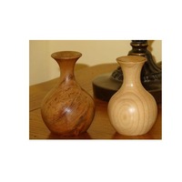 Vas Bunga Art Deco Kayu Bambu Premium Buatan Tangan Grosir Ramah Lingkungan Pot Lantai Dekoratif Alami untuk Acara Pernikahan