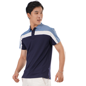 เสื้อโปโลใส่สบายสำหรับผู้หญิงเสื้อโปโลผ้าโพลีเอสเตอร์สแปนเด็กซ์สไตล์คลาสสิกคอปกเสื้อคู่สำหรับผู้ชายโรงงานเวียดนาม - Product Image 1