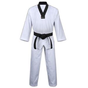 Logotipo personalizado de alta calidad con precio barato, uniforme de taekwondo aprobado por wtf - Product Image 1
