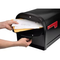 Boîte aux lettres murale ou autoportante, design personnalisable, en acier inoxydable, antivol, étanche, finition thermolaquée pour