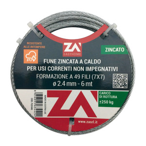 Scivolo in Acciaio Zincato 133f Diam.3 Mt 25 - Product Image 1