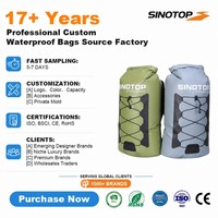 Sac à dos étanche SINOTOP pour la navigation de plaisance et le kayak, sac à dos étanche en bâche pour l'extérieur, sac à dos étanche lourd