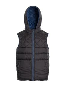 Chaleco alto de poliéster transpirable de primera calidad, calentador de cuerpo acolchado de invierno, chaleco informal con decoración de estampado elegante - Product Image 5