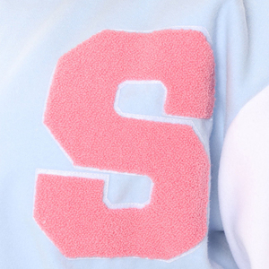 Chaqueta de béisbol estilo universitario al por mayor auténtica lana pakistaní piel de oveja algodón hombro vuelto largo transpirable de punto - Product Image 2