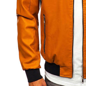 Chaqueta de bombardero Ligera y funcional Moda callejera Cierre de cremallera Ajuste cómodo Disponible para logotipo personalizado y pedidos a granel - Product Image 5